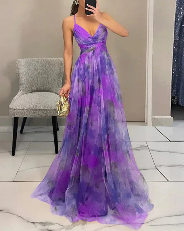 Madeline | Floral Maxi Kleid for Effortless Elegance