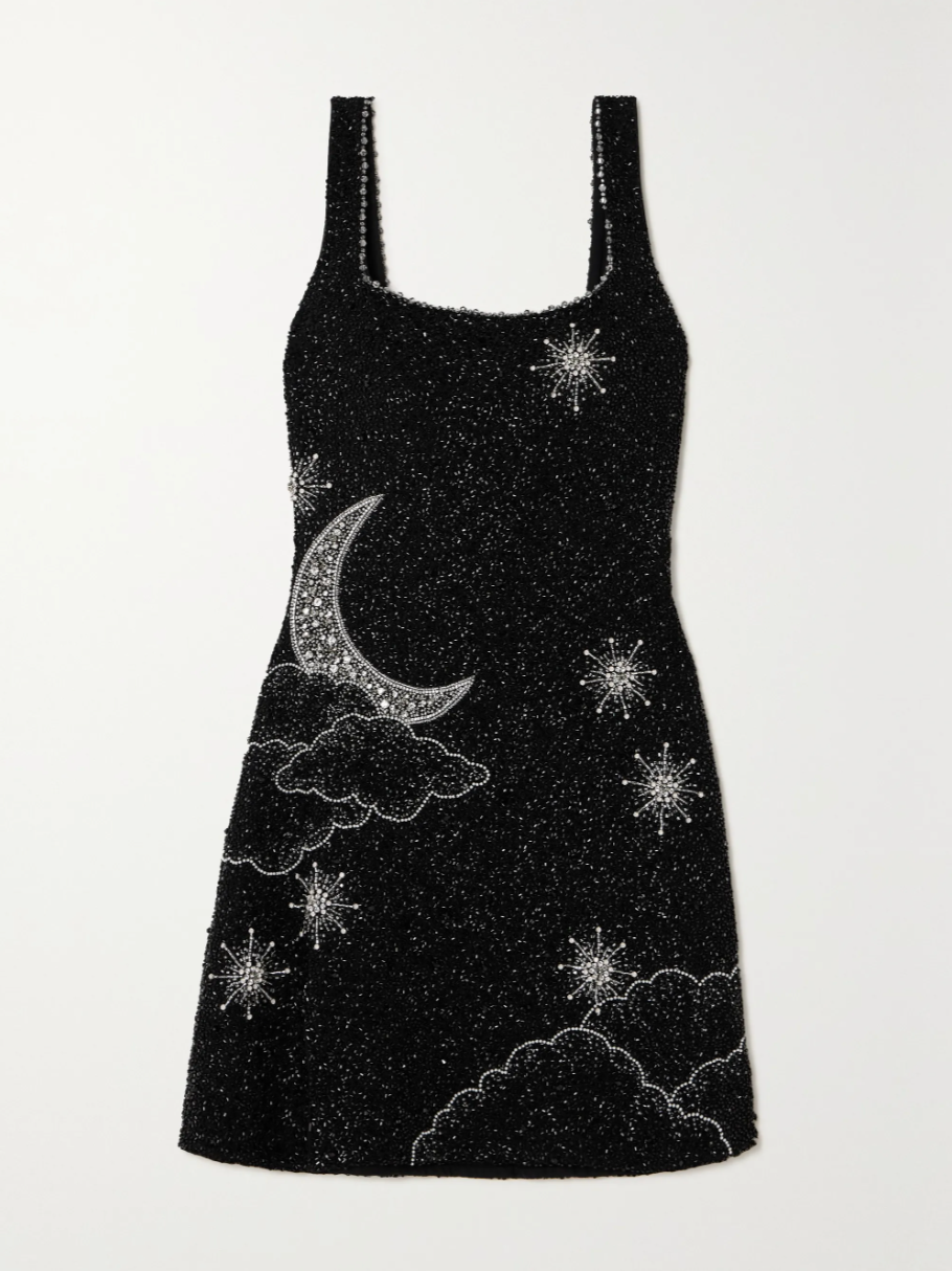 Phoebe | Mini Sequin Split Kleid