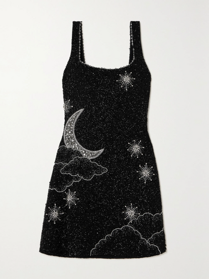 Phoebe | Mini Sequin Split Kleid