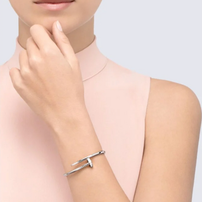 ELEGANCE PIN ARMBAND SILBER