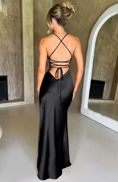 Lilly | Elegant Maxi Kleid with Thigh-High Slit