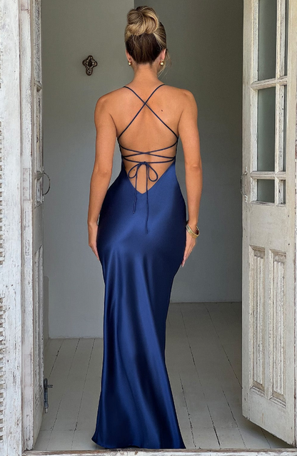 Lilly | Elegant Maxi Kleid with Thigh-High Slit