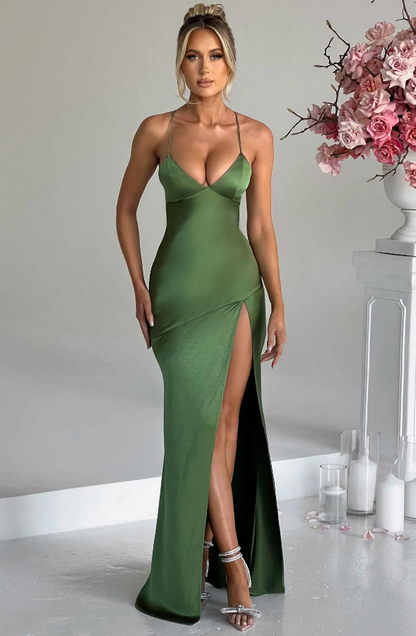 Lilly | Elegant Maxi Kleid with Thigh-High Slit