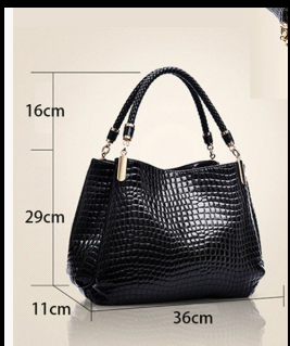 Besace - Elegant Croc Handtasche