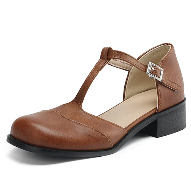 Margaux | Textured Leather Schuhe