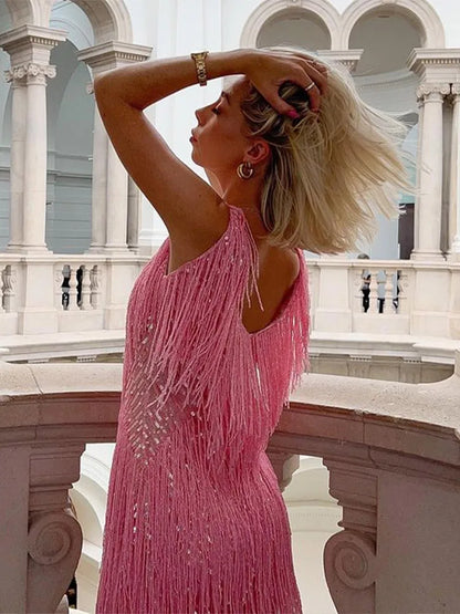 Nancy | Fringe Party Kleid