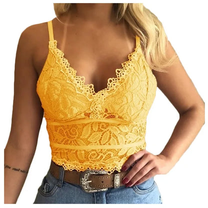 Annika - Sleeveless Lace Summer Tank Top for Damen