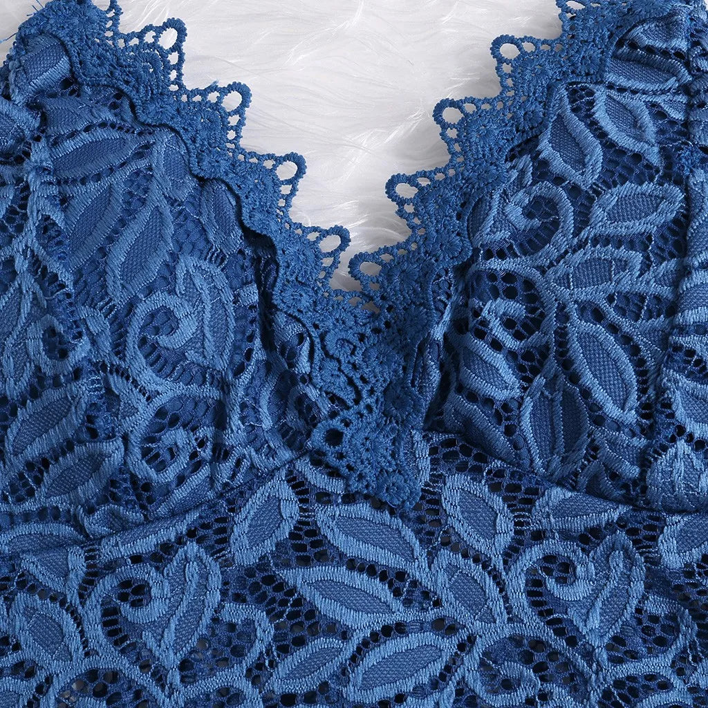 Annika - Sleeveless Lace Summer Tank Top for Damen