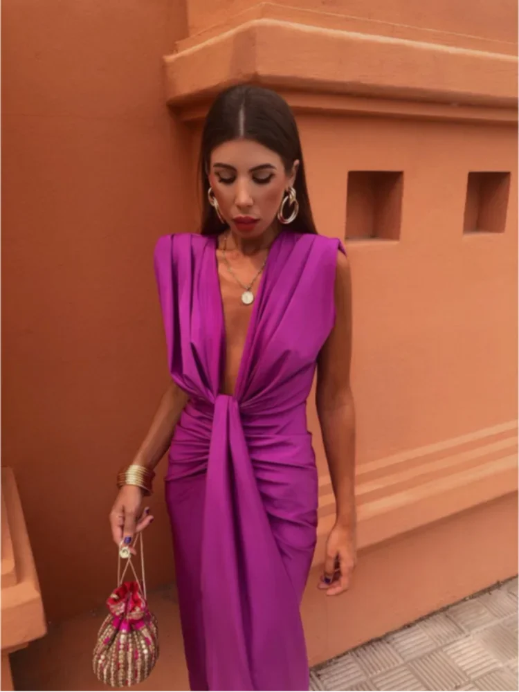Lily | Elegant Pleated Kleid