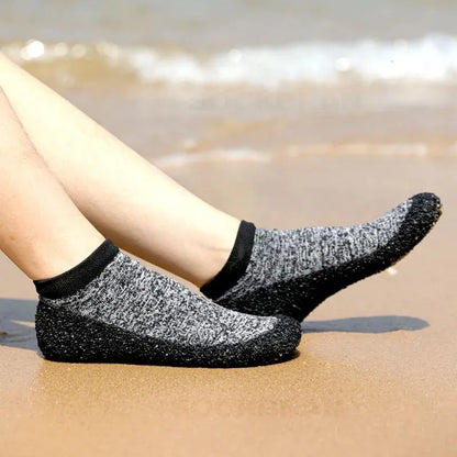 Pilates Socks Non-Slip Cushioned Ankle - Breathable