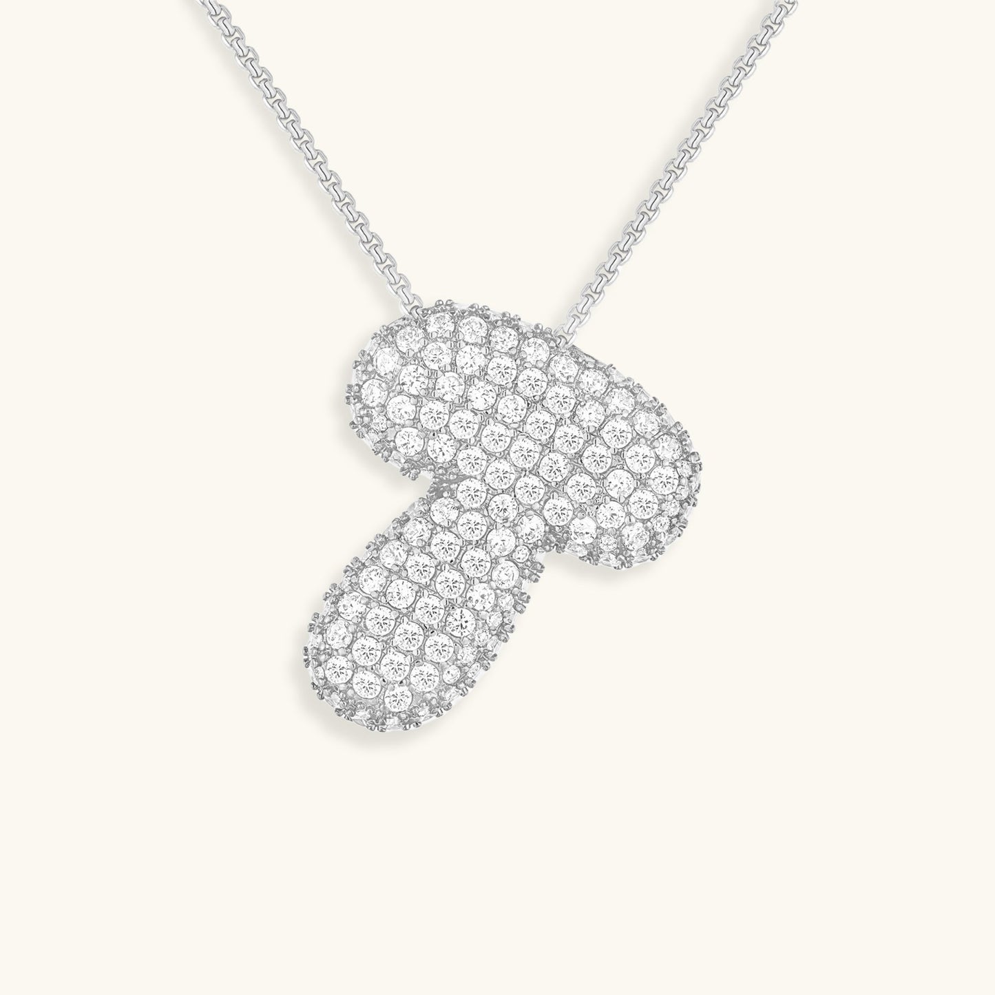 Aven Initial Diamant Halskette