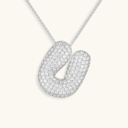 Aven Initial Diamant Halskette