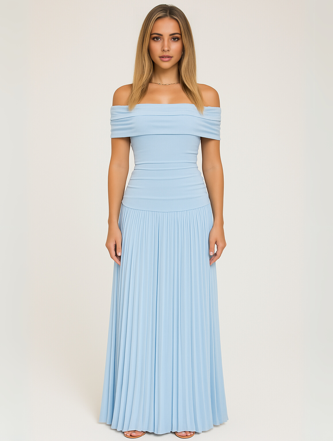 Susan | Timeless Elegant Off-Shoulder Maxi Kleid