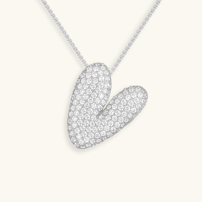 Aven Initial Diamant Halskette