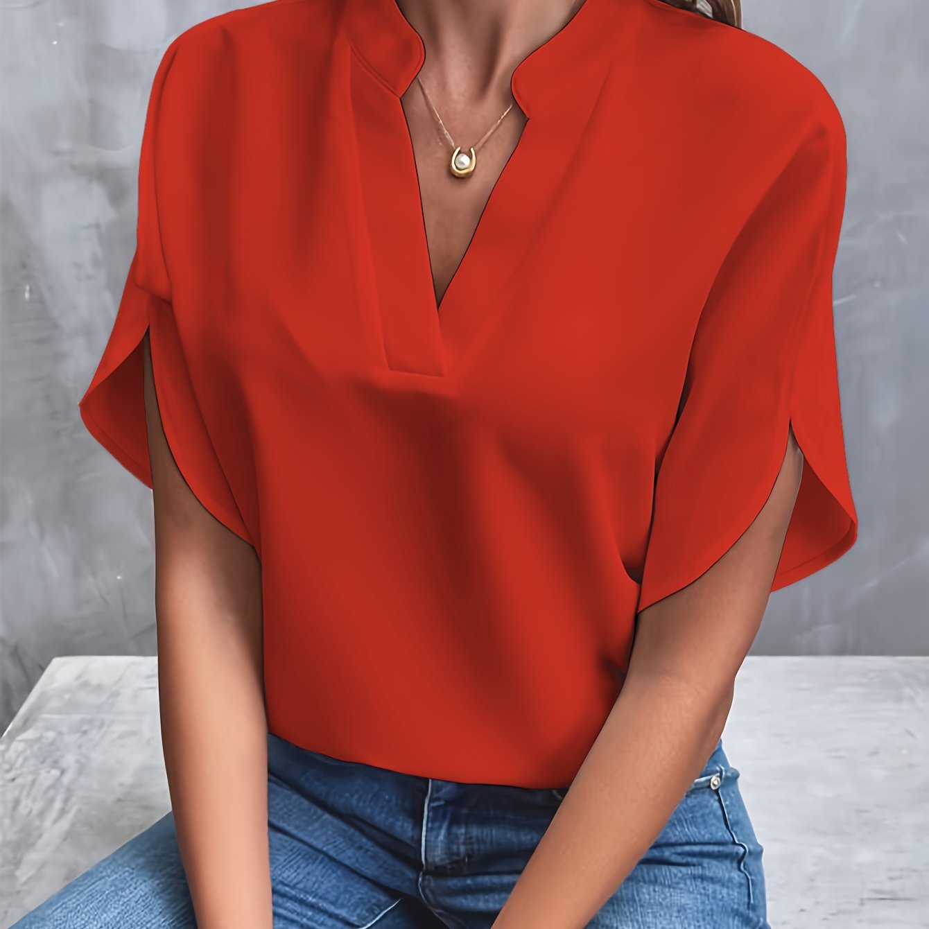 DELANEY™ - Elegant Modern Bluse