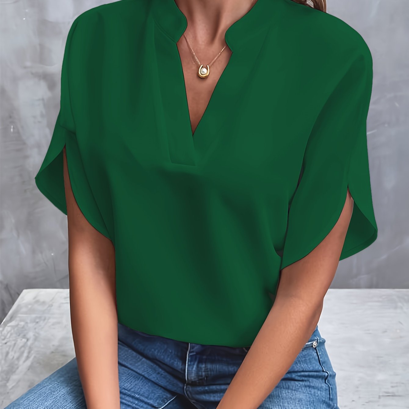 DELANEY™ - Elegant Modern Bluse