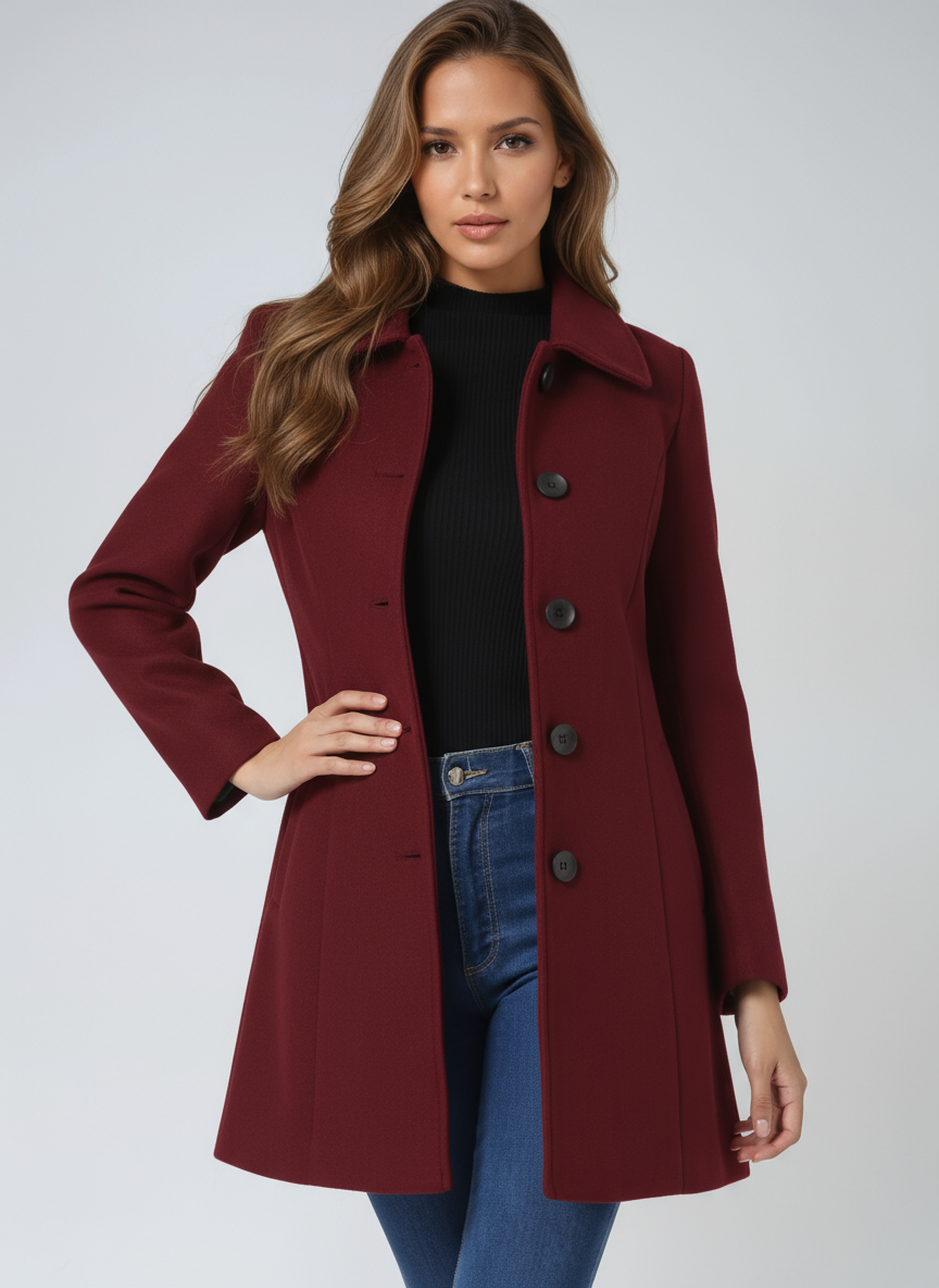 Josephine - Single Breasted Winter Trench Mantel