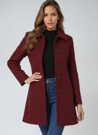 Josephine - Single Breasted Winter Trench Mantel