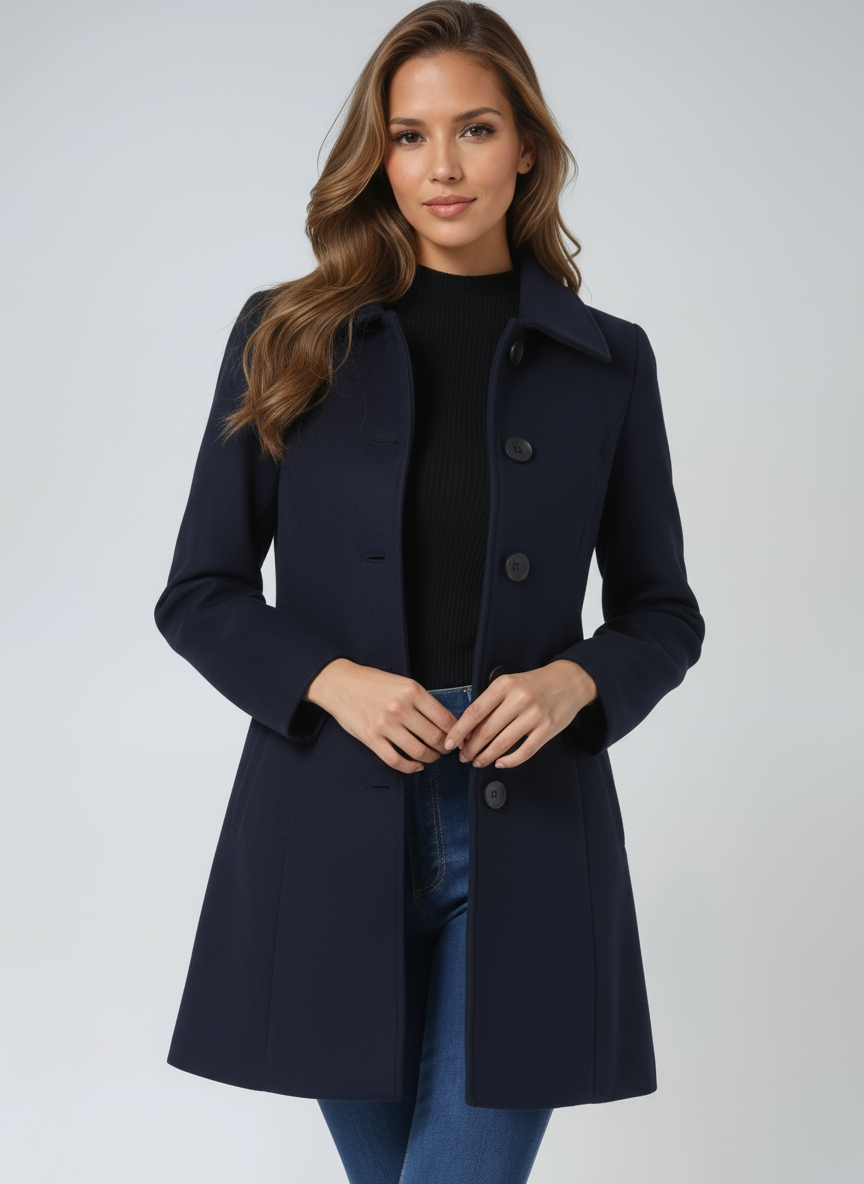 Josephine - Single Breasted Winter Trench Mantel