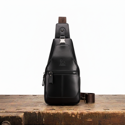 Leon Leather Chest Bag