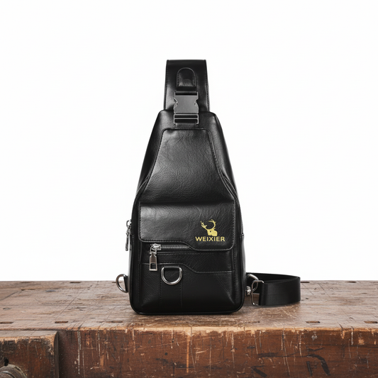 Noah Leather Chest Pocket