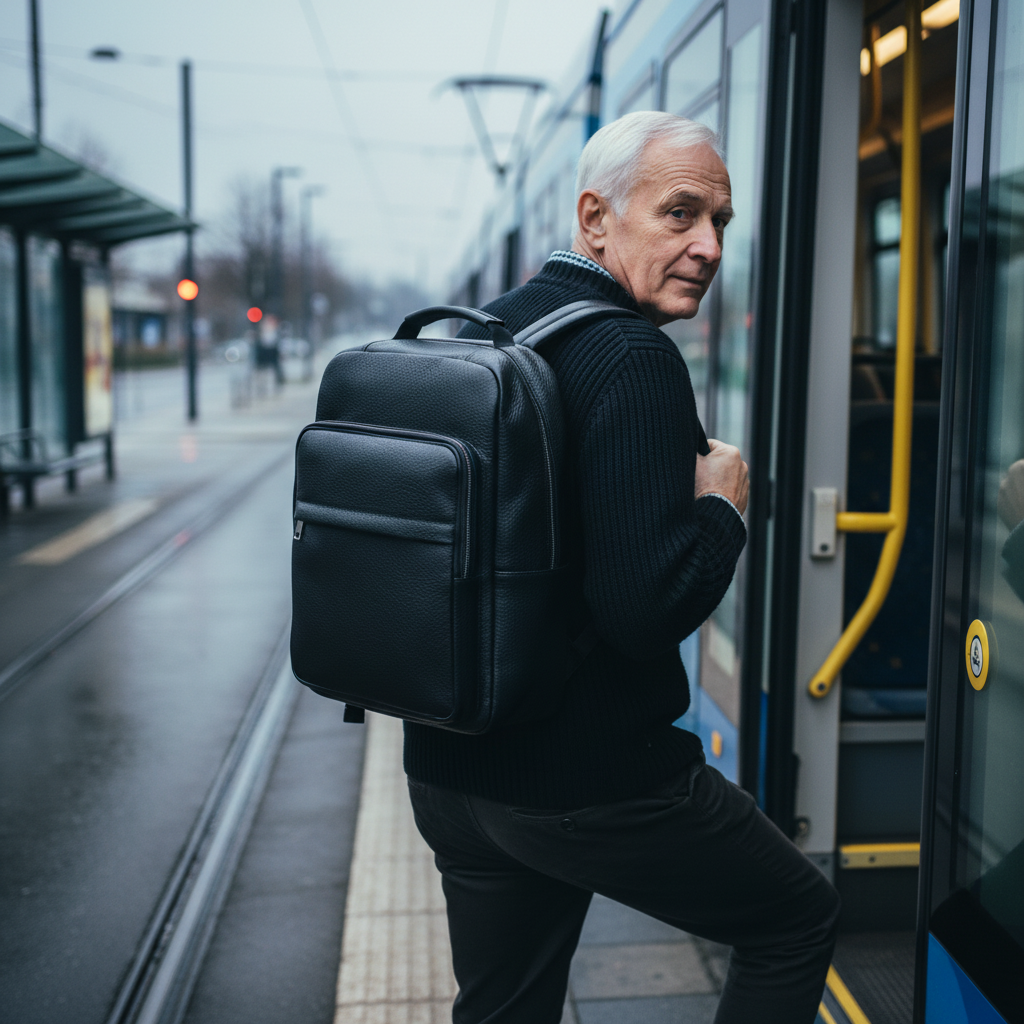 Jonas Leather Backpack