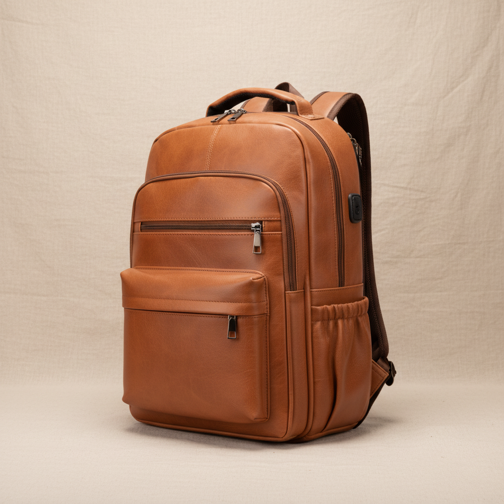 Theo Leather Rucksack