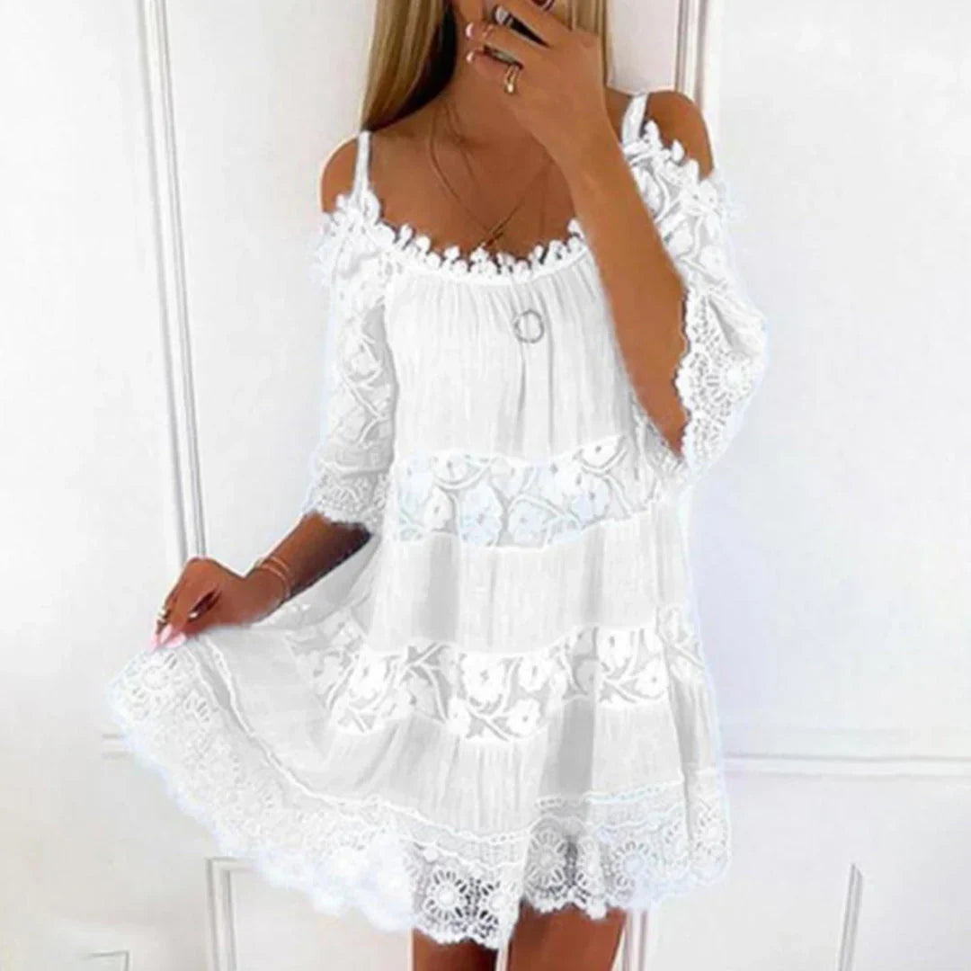 Femke | Summer Kleid with Cold-Shoulder Design for Damen