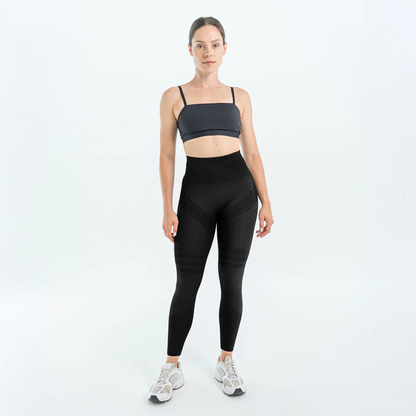 Damen High-Waisted Seamless Gym Leggings with Tummy Control