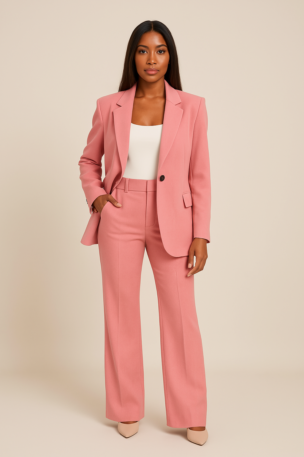 Layla - Damen Business Pantsuit Set