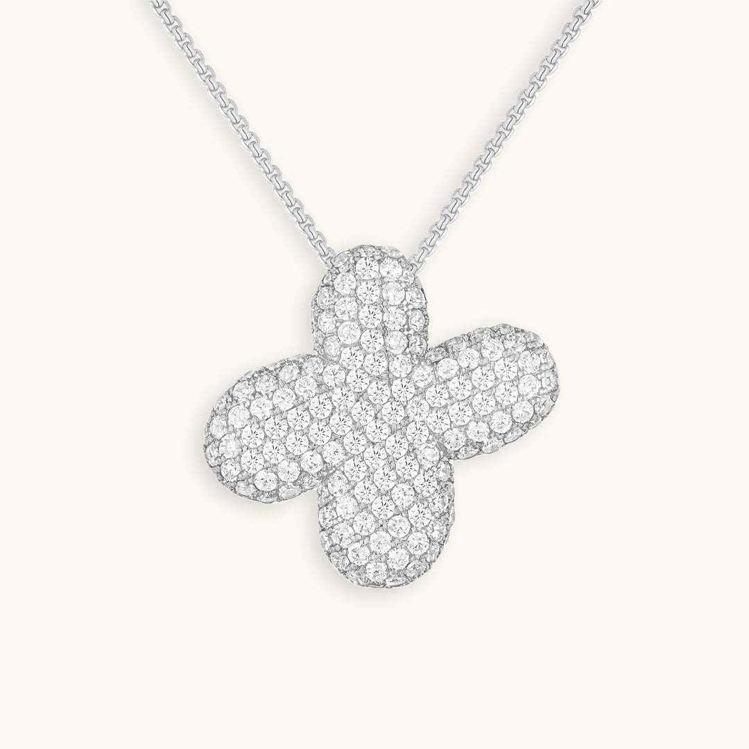 Aven Initial Diamant Halskette