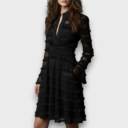 Chelsea - Elegant Sheer Midikleid