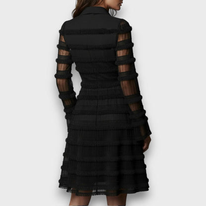 Chelsea - Elegant Sheer Midikleid