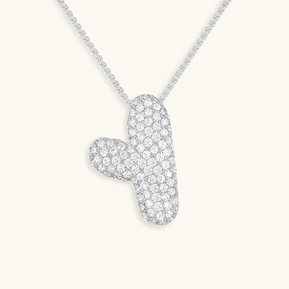 Aven Initial Diamant Halskette