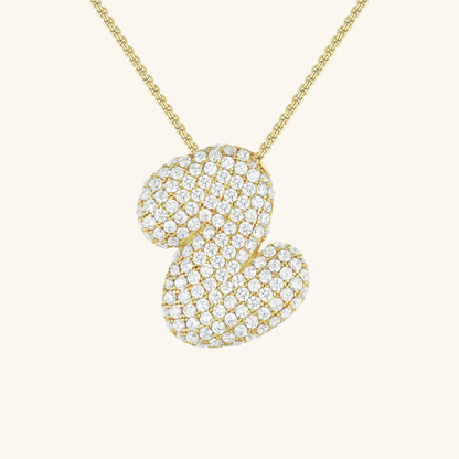Aven Initial Diamant Halskette