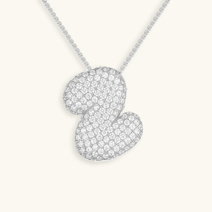 Aven Initial Diamant Halskette