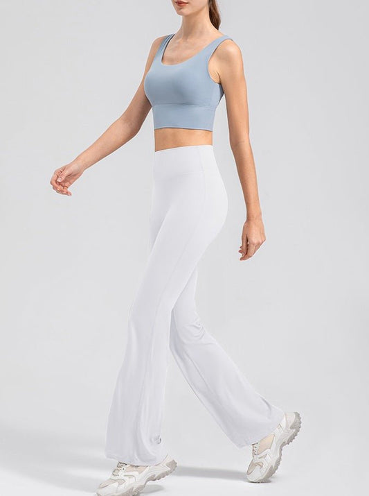 Leonarda - Breathable Micro-Flare Sports Trousers