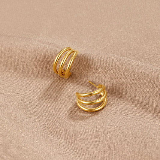 Anaya Triple Gold Creolen