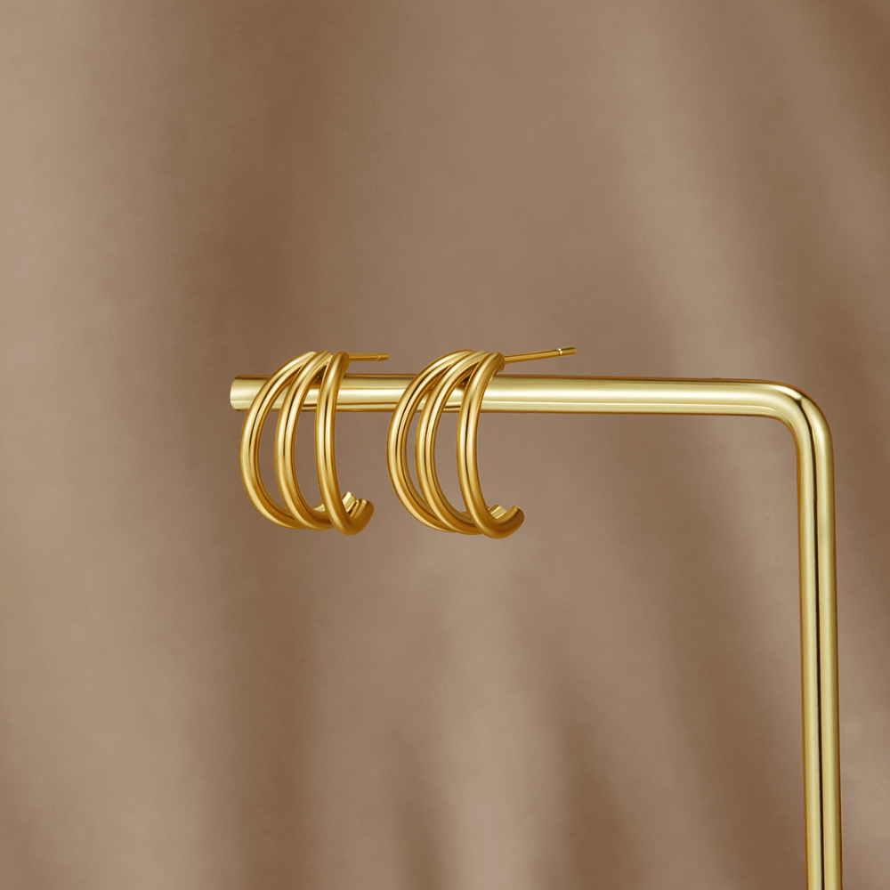 Anaya Triple Gold Creolen