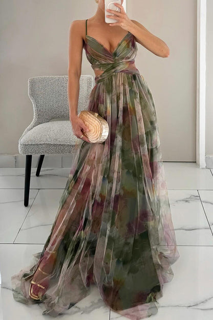 Madeline | Floral Maxi Kleid for Effortless Elegance