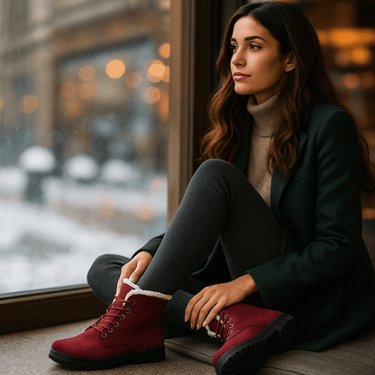 Ankle Stiefel - Warm Insulated Lining - Comfortable Fit - Non-Slip Sole