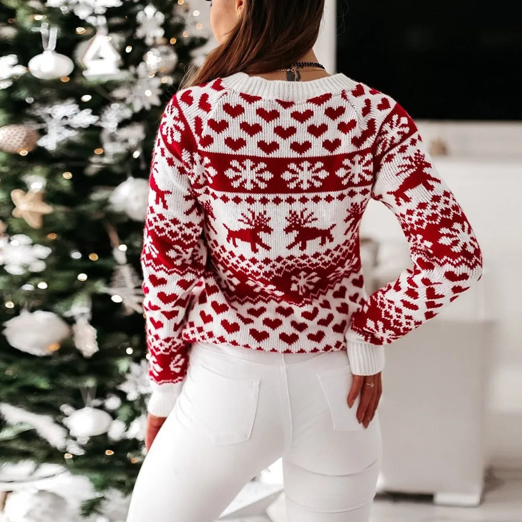 Reese | Damen Fitted Christmas Jumper