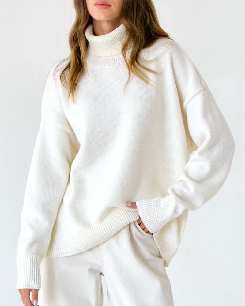 Marcia | Damen Oversized Roll Neck Jumper