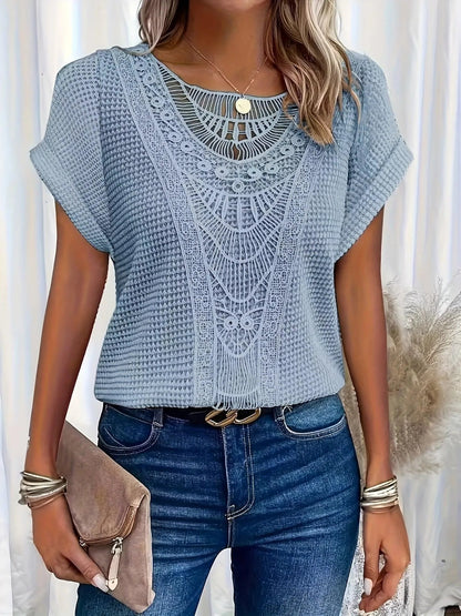 Caitlyn Lace Top – Breathable All-Season Lace Damen’s Top