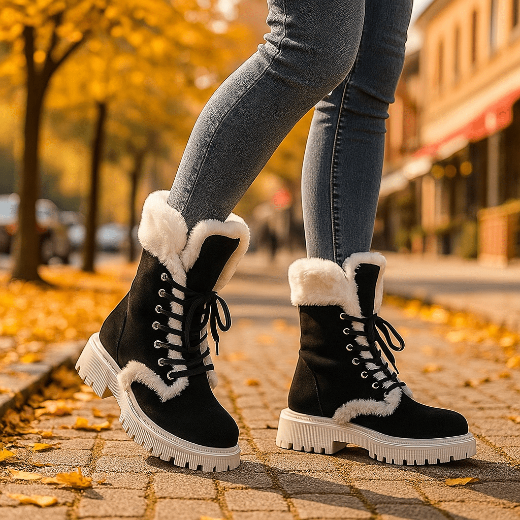Beau Warm Suede Snow Stiefel - Protective - Stylish - Winter