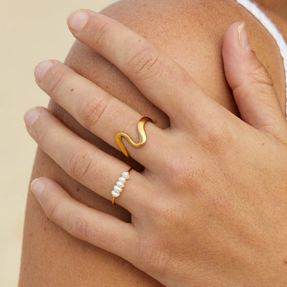 Classic Freshwater Perle Ring