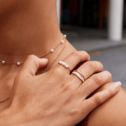 Classic Freshwater Perle Ring
