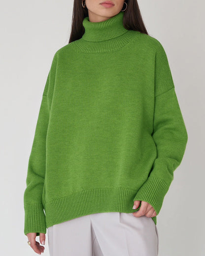 Marcia | Damen Oversized Roll Neck Jumper