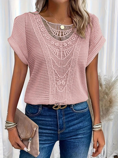 Caitlyn Lace Top – Breathable All-Season Lace Damen’s Top