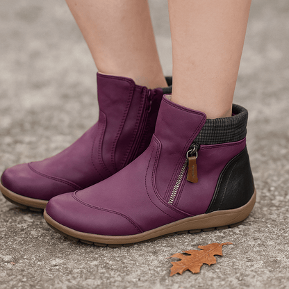 Damen Orthopädische Ankle Stiefel - Waterproof Leather - Anatomical Support